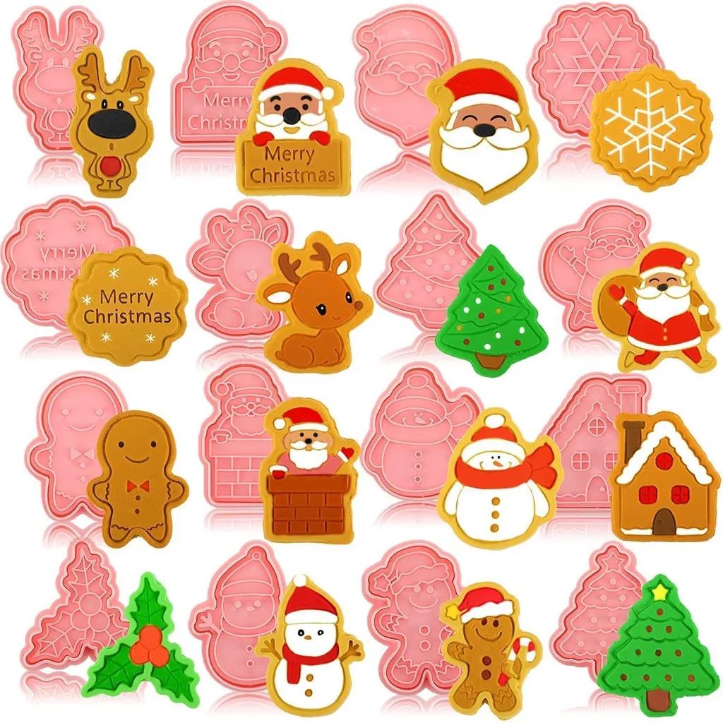 Set 16 Taglierine per Biscotti di Natale per Bambini - Formine Sicure