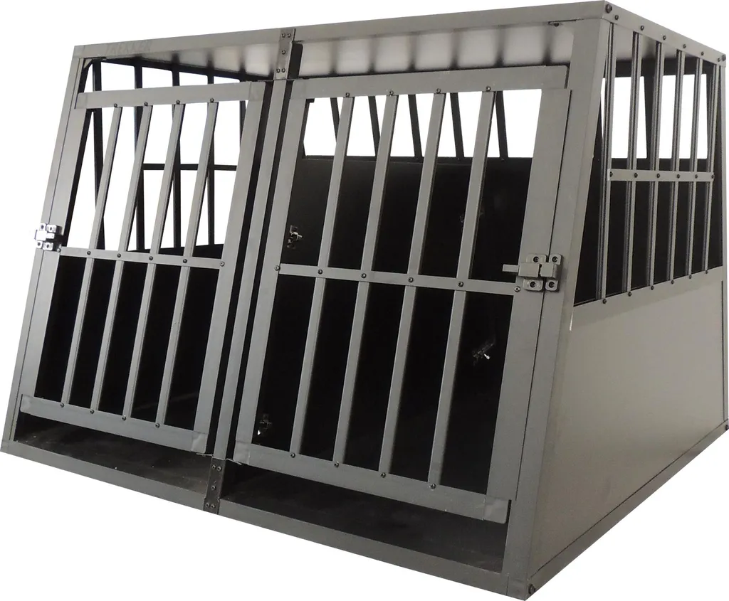 Caisse de transport pour grand chien Trekker XL noir 97x90x69 cm