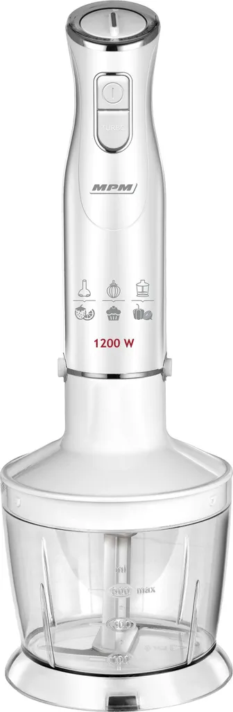 Mixeur plongeant multifonction 1500W avec hachoir et fouet MPM MBL-36