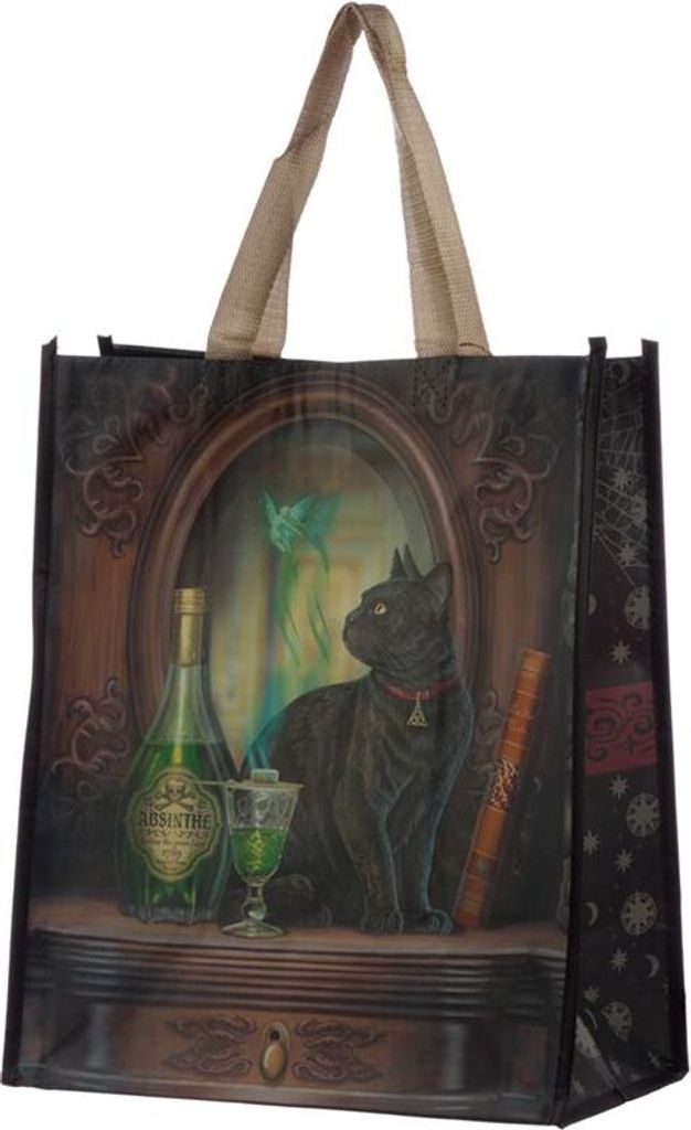 Lisa Parker Absinthe Katze Einkaufstasche
