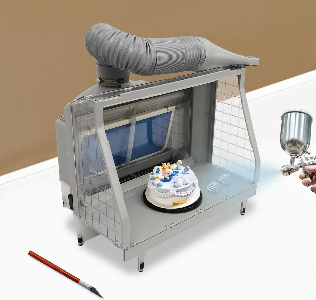 Cabine aspiration aérographe HS-E600 contre les odeurs et poussières
