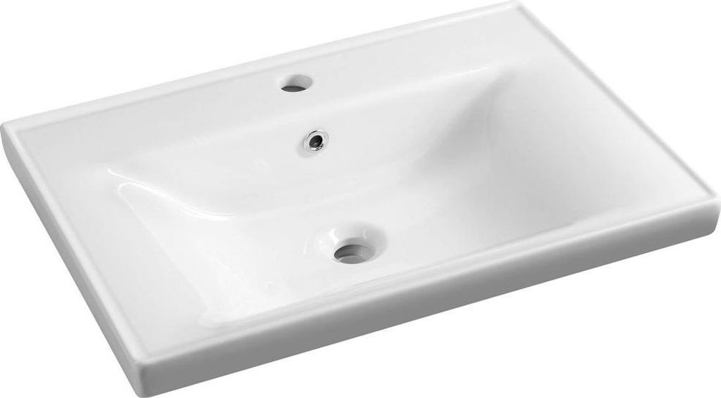 SAVA 70 Keramik-Waschtisch 70xx46cm, weiss
