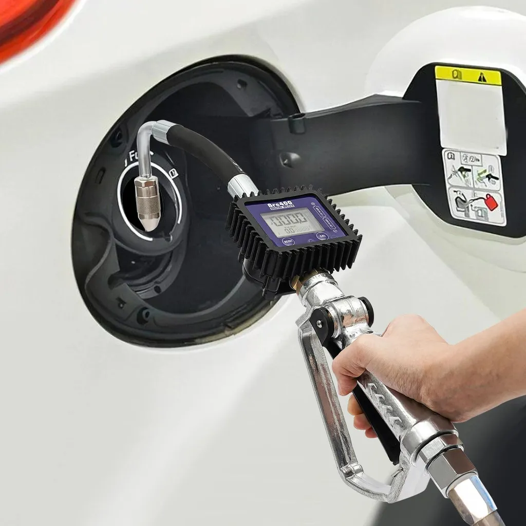 Débitmètre d'huile électronique avec vanne de régulation et écran LCD - 6