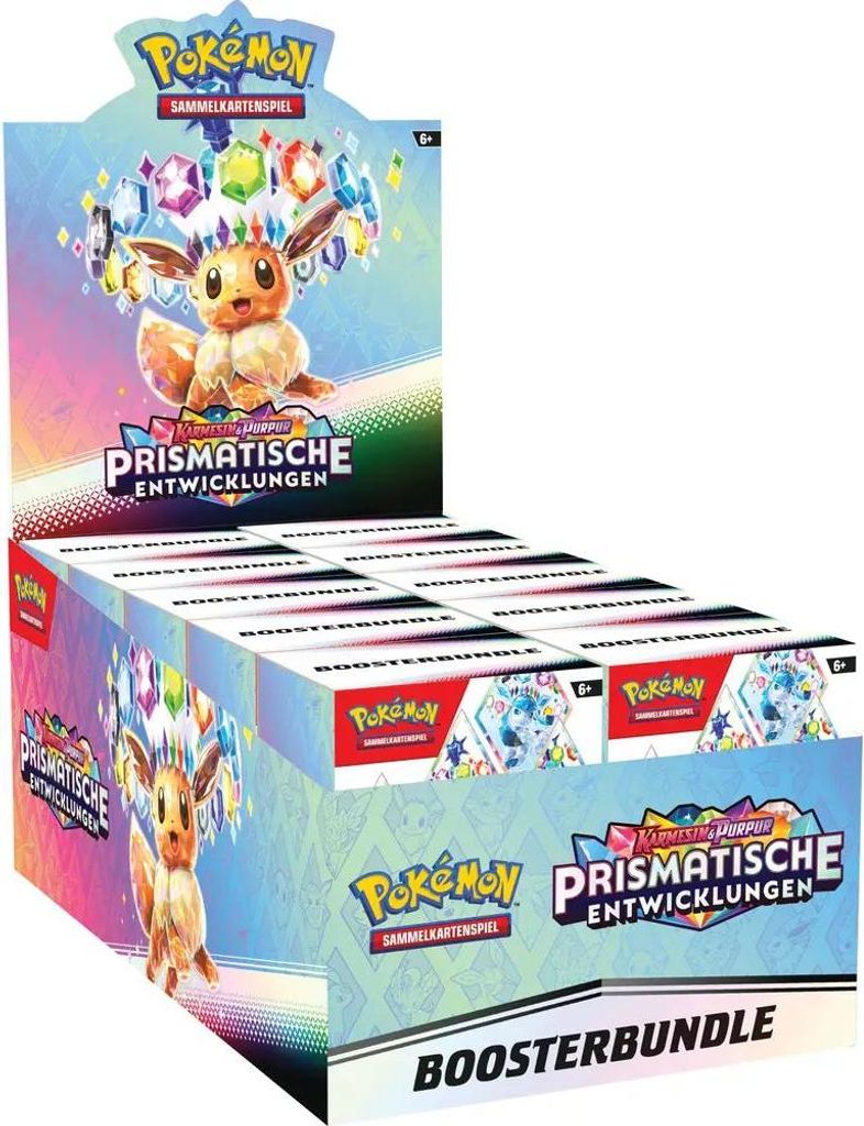 Pokemon Prismatische Entwicklungen Booster Bundle KP8.5 DE Obrázok produktu 