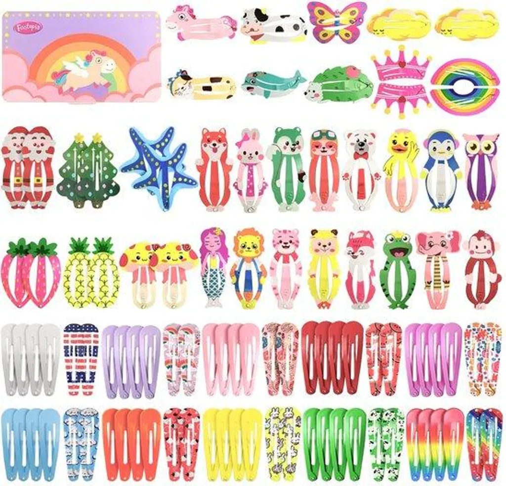 Barrettes 5 cm antidérapantes motifs animaux : finis les cheveux décoiffés