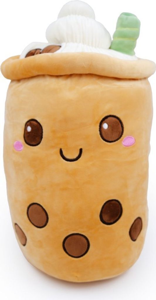 Buzz - Kuscheln - Boba - Bubble Tea - Kawaii - Groß - Braun - 50 cm