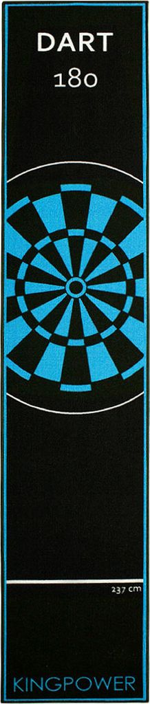 Kingpower Dartteppich mit Abwurflinie, Dart Zubehör mit Motiv, Dartmatte mit Oche, pflegeleichter Teppich rutschfest , Auswahl:Design 10 - 290 x 6...