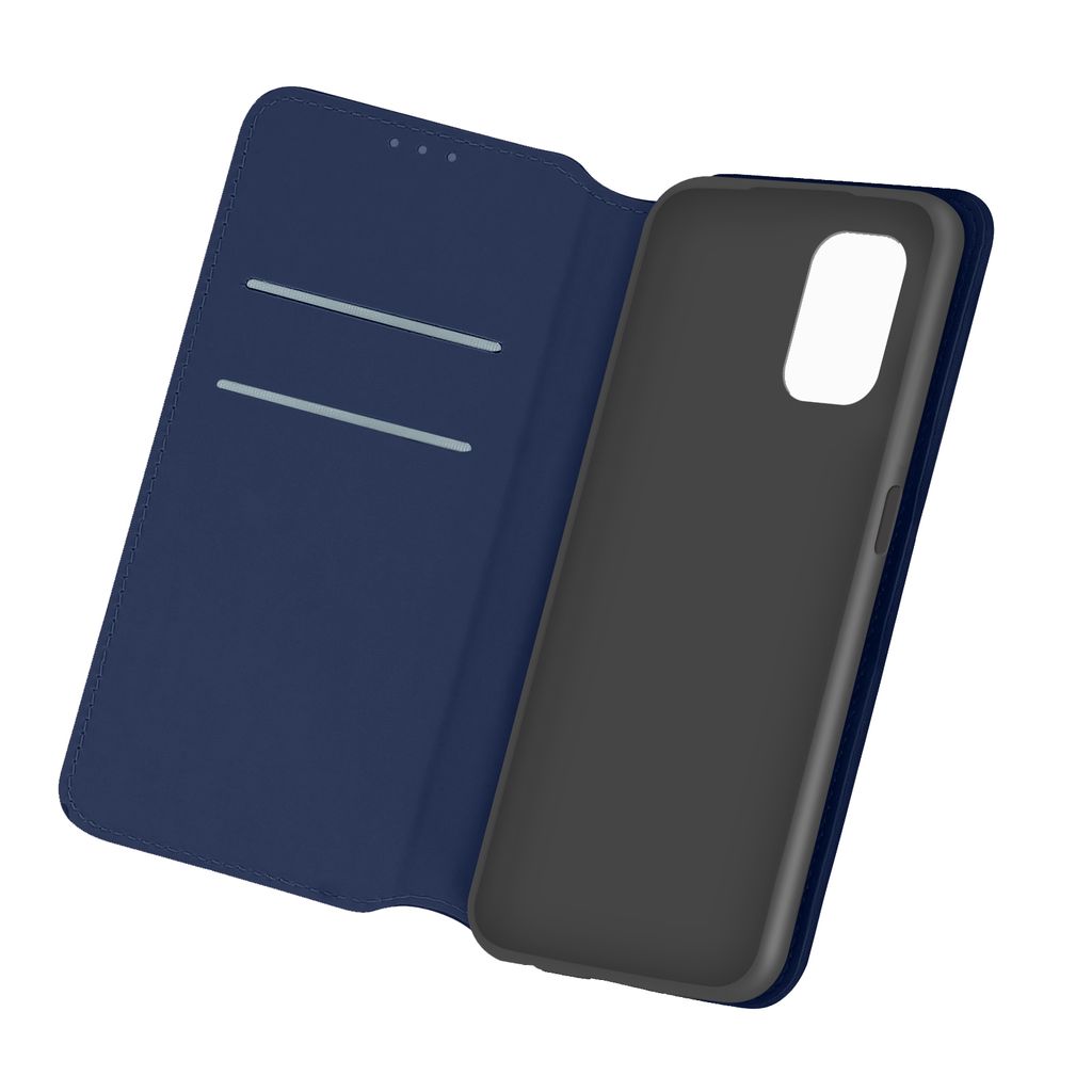 Avizar, Kunstleder Cover Classic Edition Xiaomi Redmi Note 10 / Note 10s, Dunkelblau
