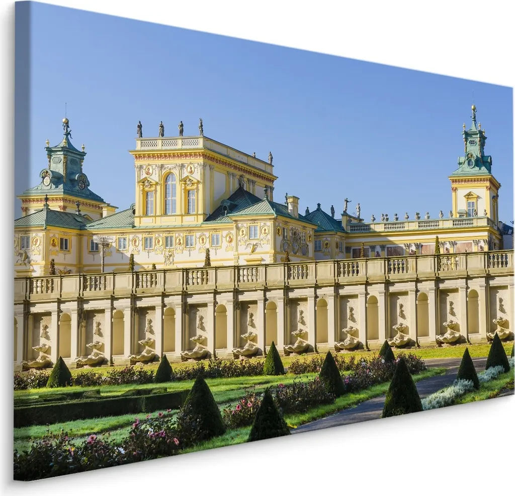 Quadro su Tela Palazzo di Varsavia 90x60 XXL - Stampa d'Arte Moderna