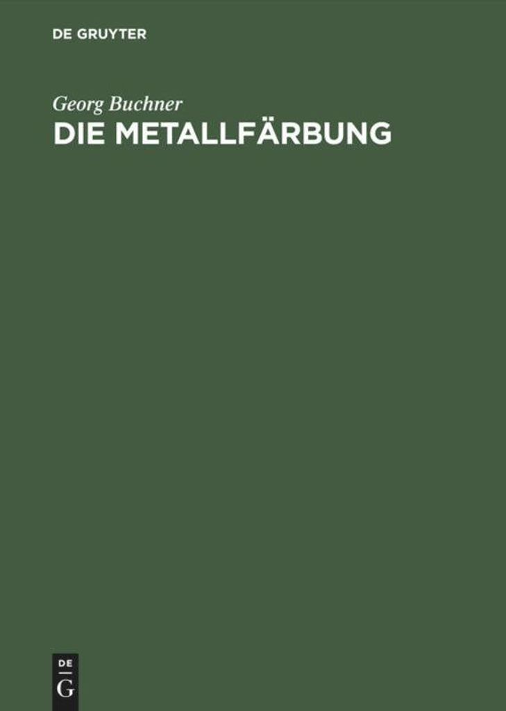 Die Metallfärbung
