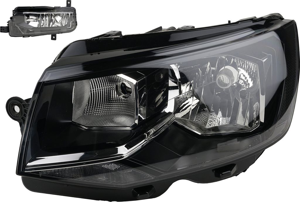 Scheinwerfer passend für VW Transporter T6 04/15-wa. H4 Li. Produktbild 