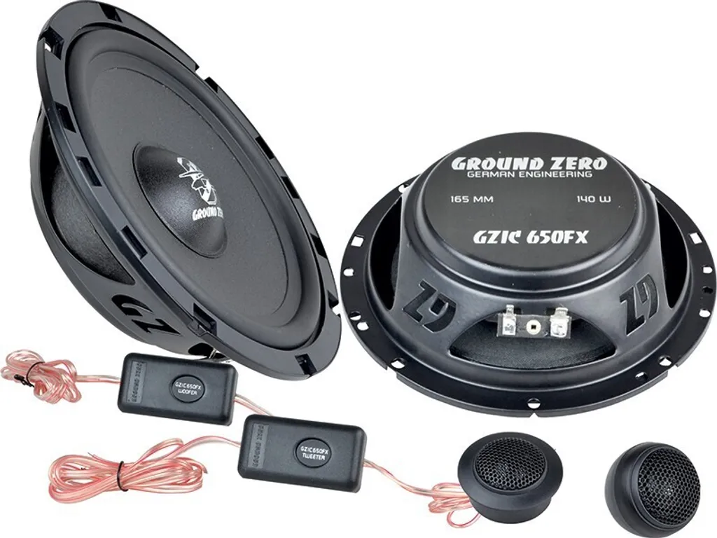 Système Audio Plat 165mm GZIC 650FX Haute Fidélité et Profondeur 44mm