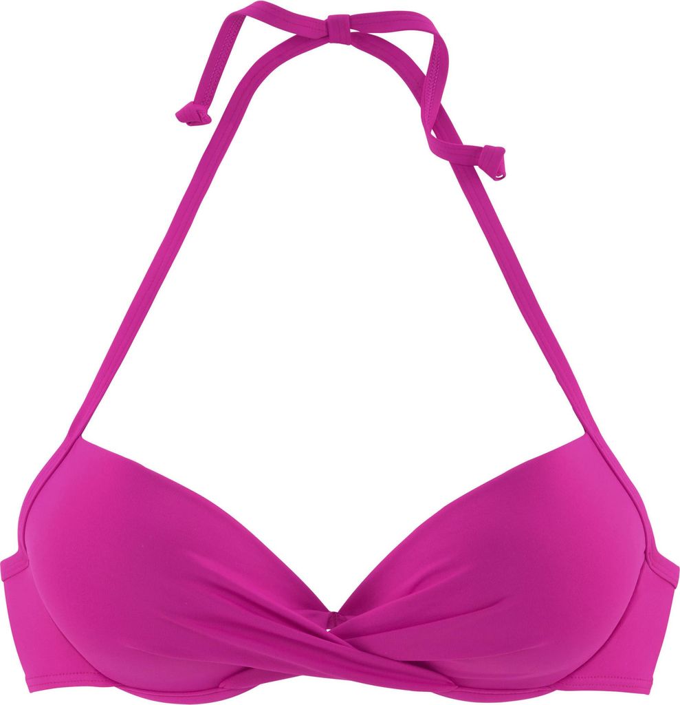 s.Oliver Push-Up-Bikini-Top pink Größe 40 Cup A