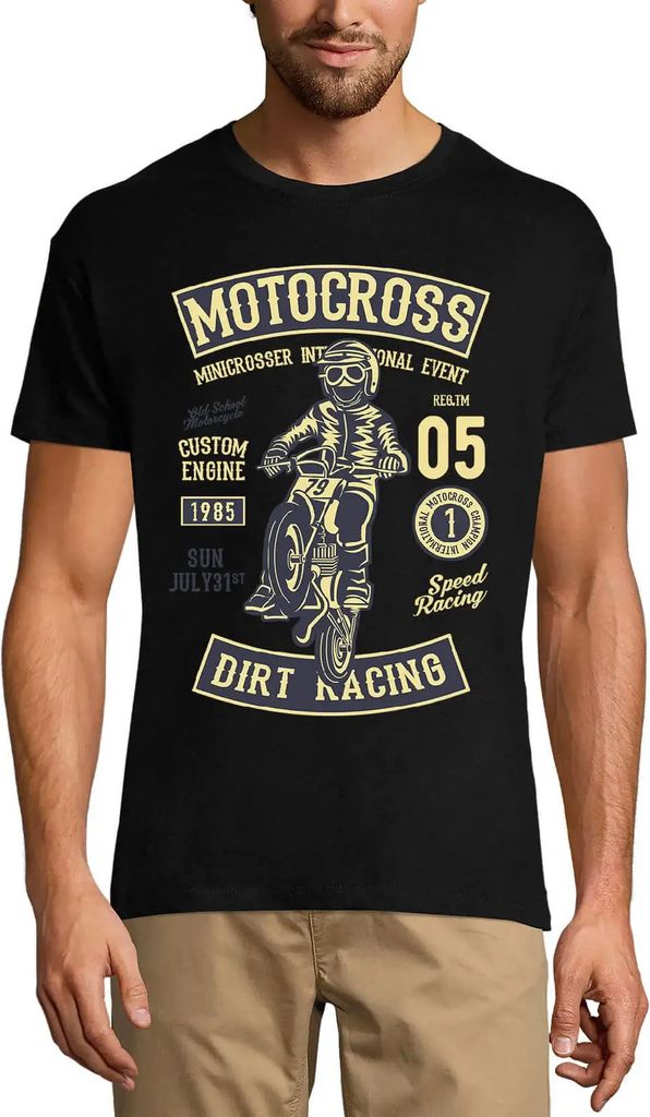 Herren Grafik T-Shirt Motocross Minicrosser Rennen - Dirt Racing 1985 – Motocross Minicrosser Race - Dirt Racing 1985 – Geschenk 39. Geburtstag