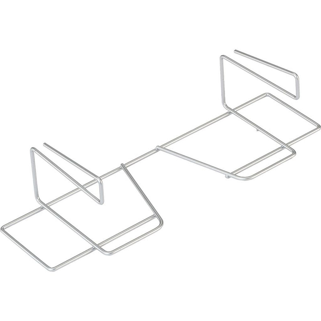 Metaltex Huishoudfoliehouder 33x12x9 cm Zilver