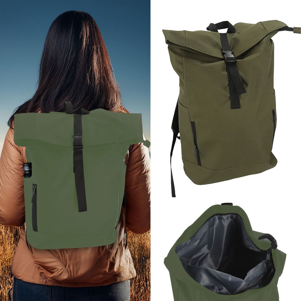 Falt Rucksack Urban 30l oliv 40x57x15cm 600D Polyester Produktbild 