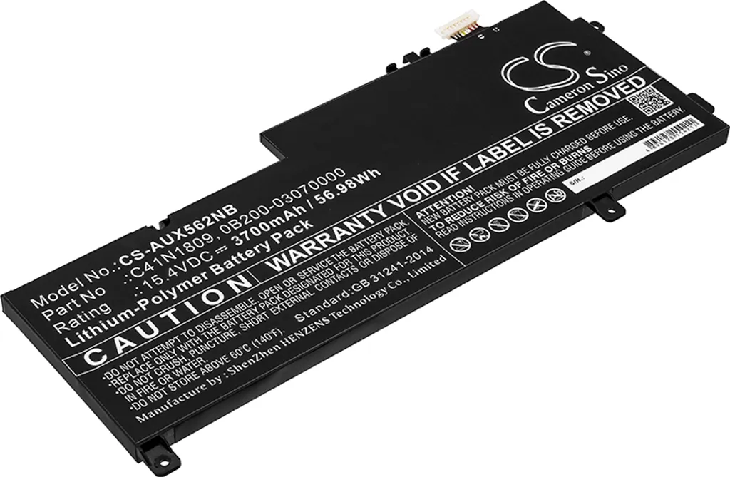 Batterie de Rechange Lithium pour PC Asus UX562FD-A1017T et Q536FD-BI7