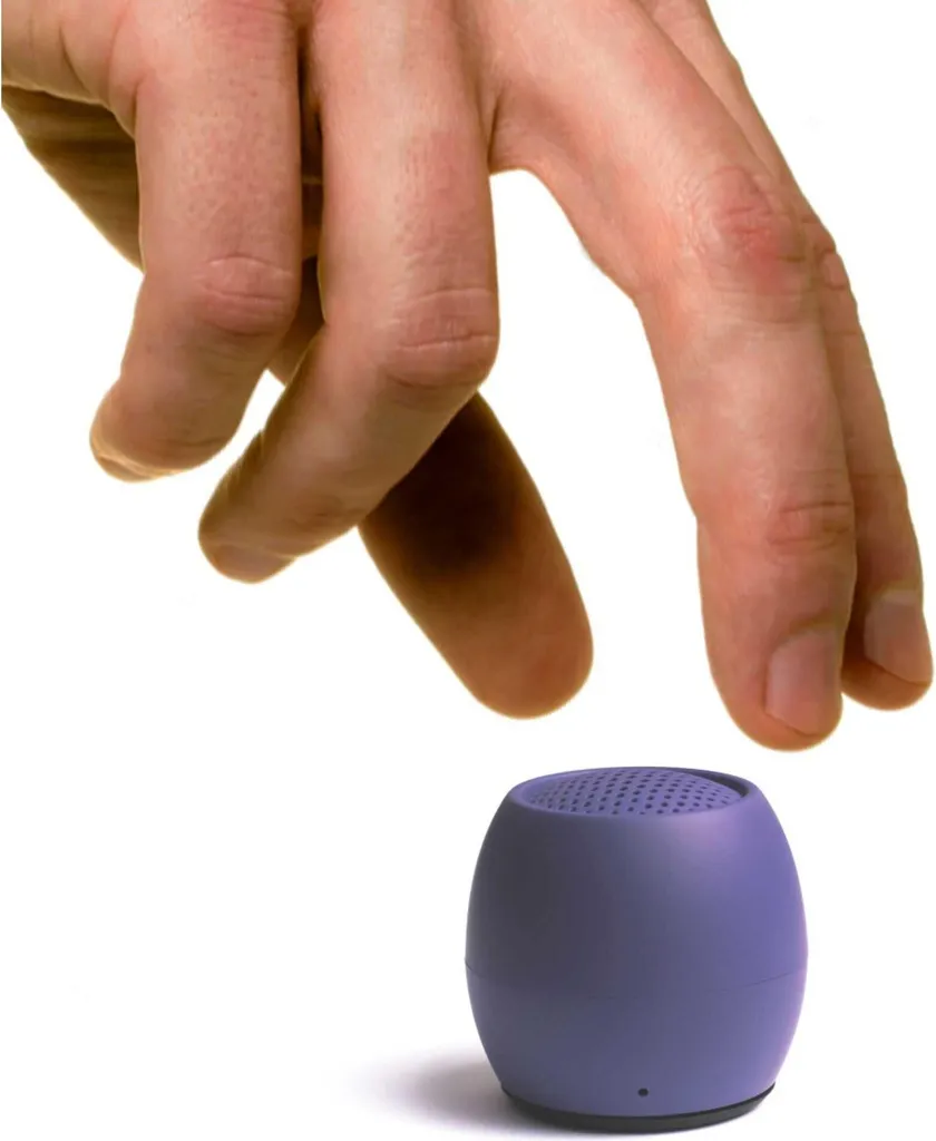 Mini Enceinte Bluetooth Violette Boompods Zero 3W Puissante et Anti-Choc