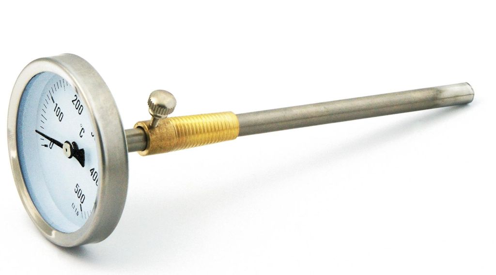 Teplomer 0–500 °C pre pec na pizzu, kamennú pec, pec na Obrázok produktu 