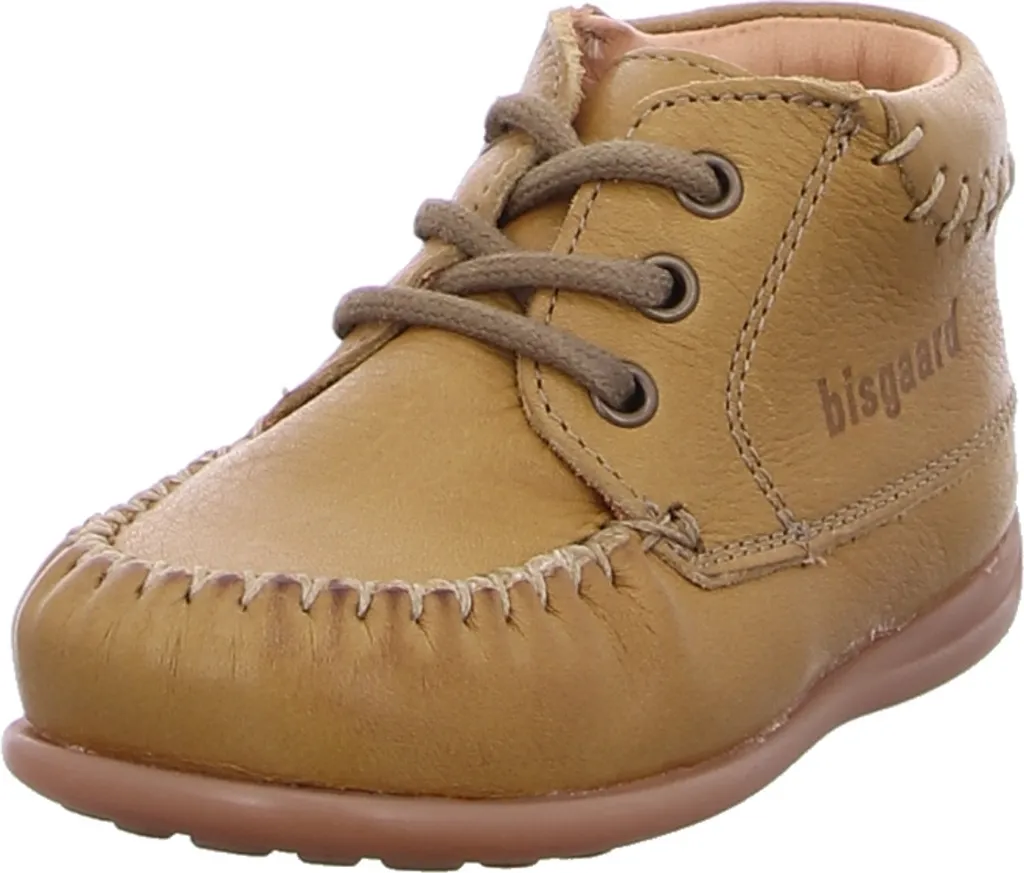 Sandales en Cuir Bisgaard Sabine Moutarde 21 pour Fille et Garçon