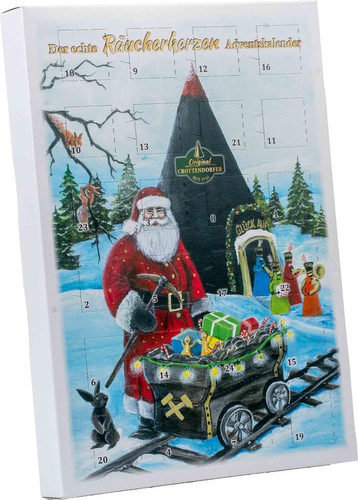 Crottendorfer Räucherkerzen Adventskalender, Produktbild 