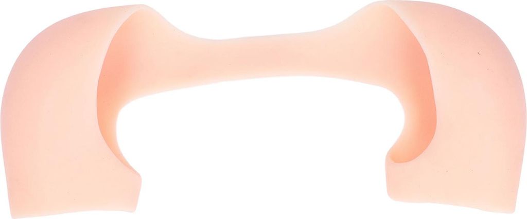 Silikon-Schulterpolster, verdeckt, weich, elastisch, atmungsaktiv, rutschfest, für Männer und Frauen, weiße Hautfarbe, L