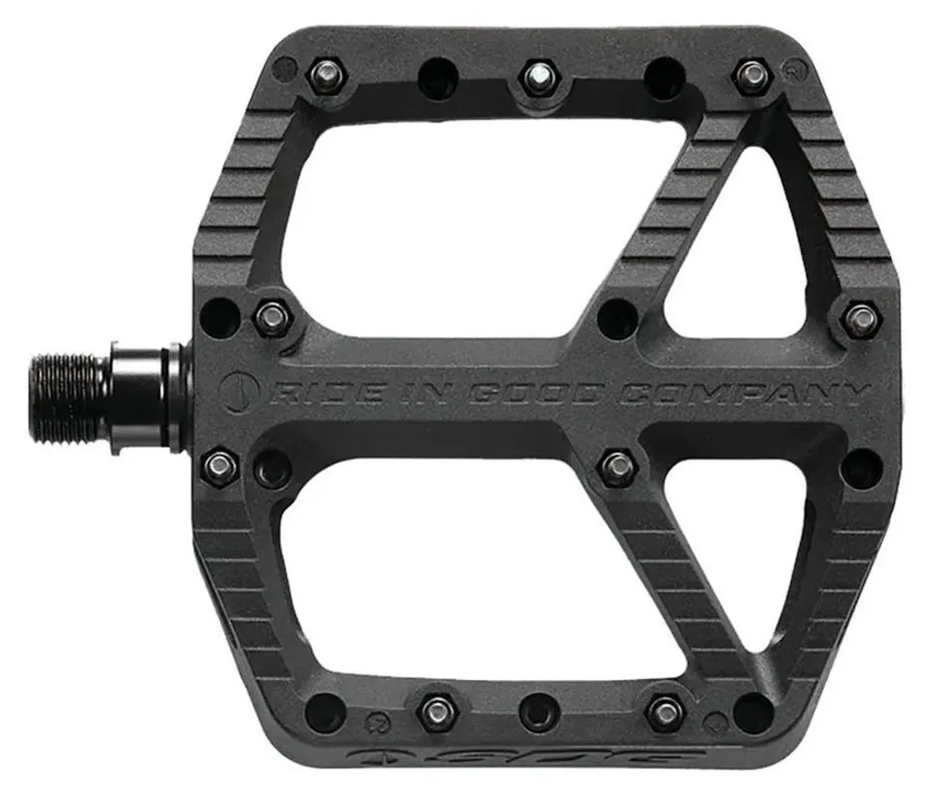 Pédale SDG Comp noire à profil fin et grande surface d'appui VTT - 3