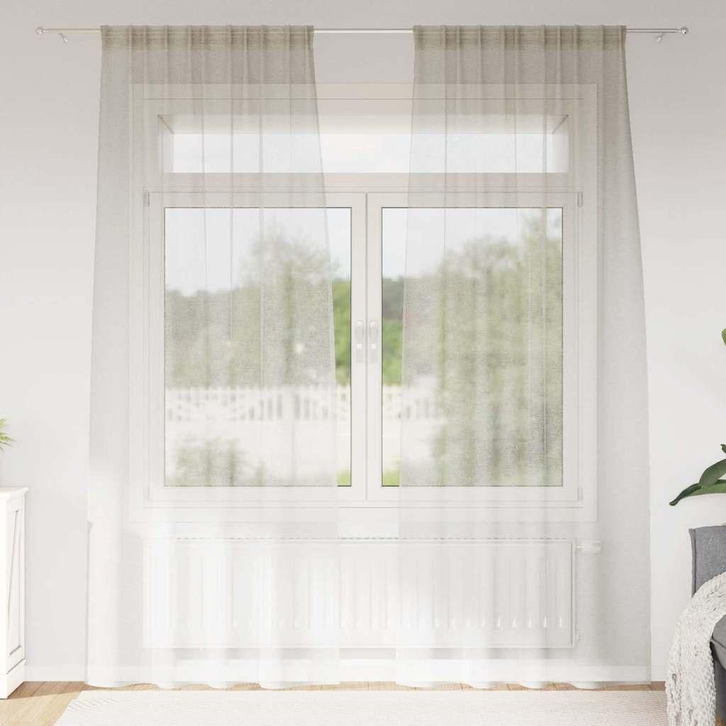 Best Möbel Vorhänge mit Vorhängen 2 pcs Creme 140x245cm Polyester - Gardinen & Vorhänge CL2867785 1parcel