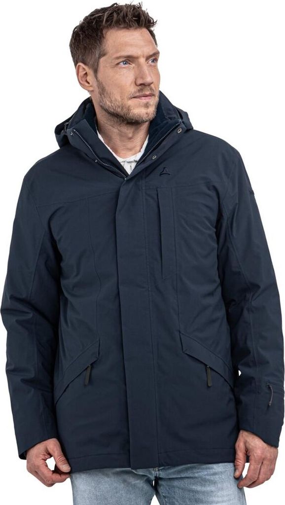 Schöffel 7715-798 60, Anorak, Männlich, Erwachsener, Reißverschluss, Blau
