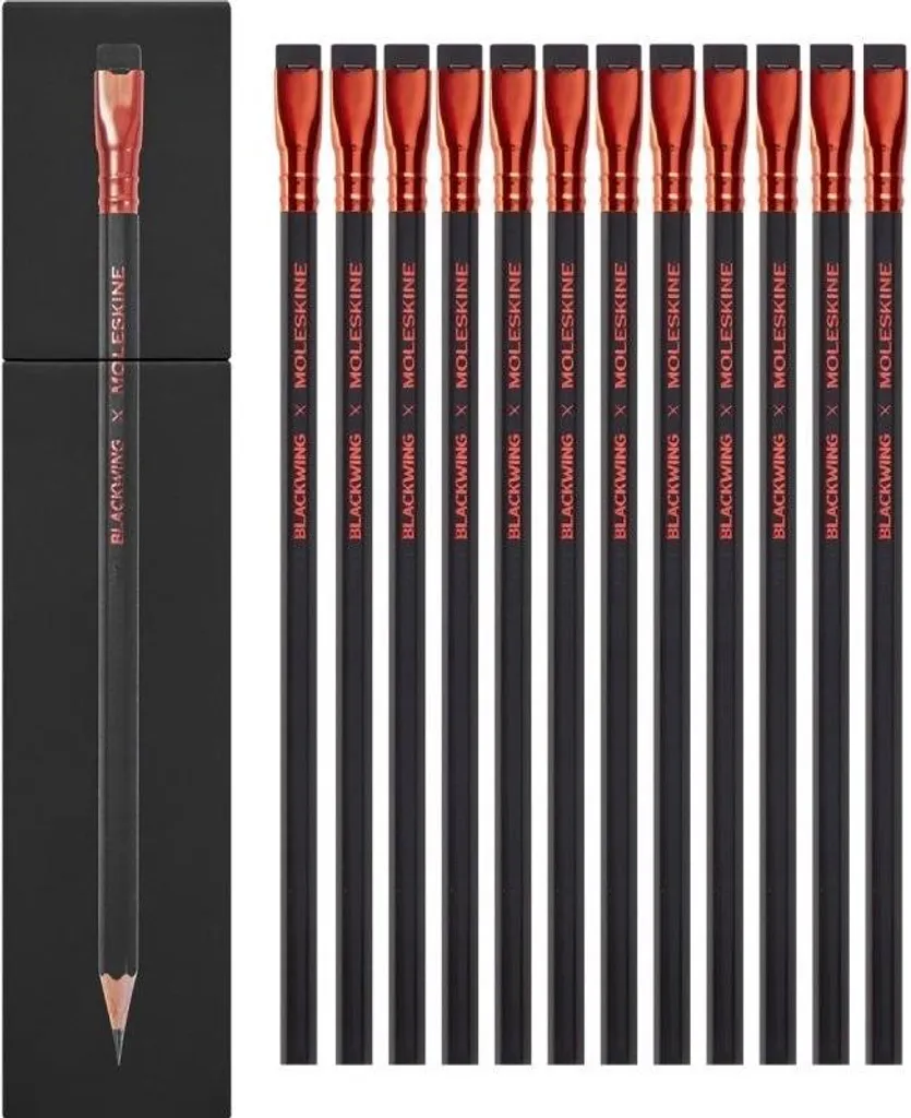 Crayons de dessin Blackwing x Moleskine Soft pour croquis et esquisses