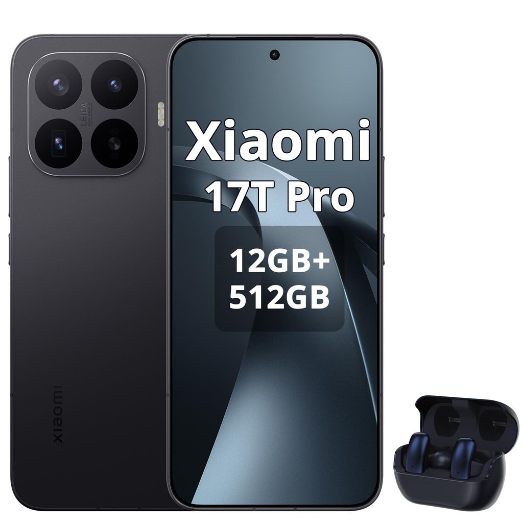 Smartphone Xiaomi 17T Pro 5G, 512GB di memoria, 12GB di Immagine del prodotto 