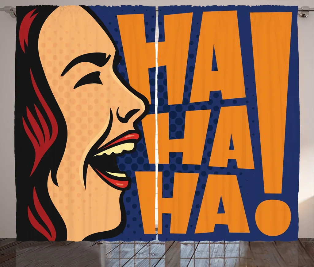 Tenda Rustica con Ganci ABAKUHAUS 280x175 cm - Caricatura Donne