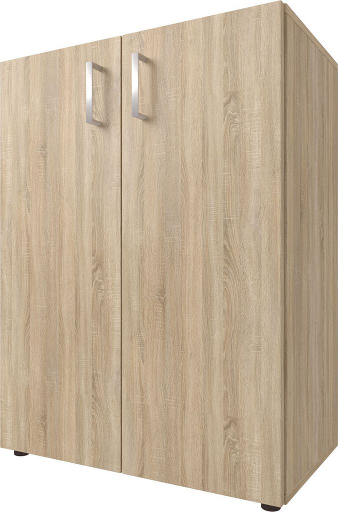 Aktenschrank >Trio< in Eiche - 57x77x34,5cm (BxHxT)