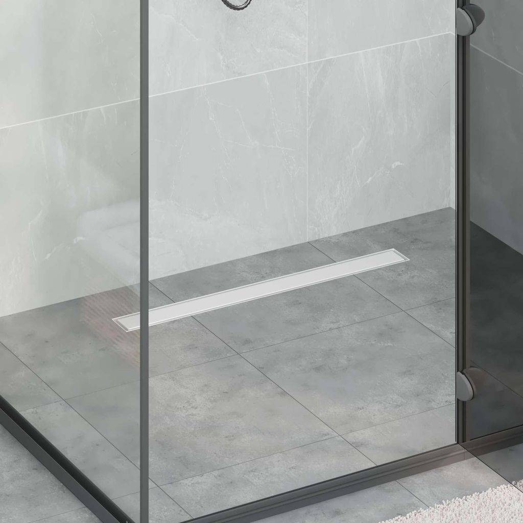 "Schlussverkauf" 2 in 1 Duschabfluss - Pflege & Wartung - Silber 80 cm Edelstahl 304 C17118