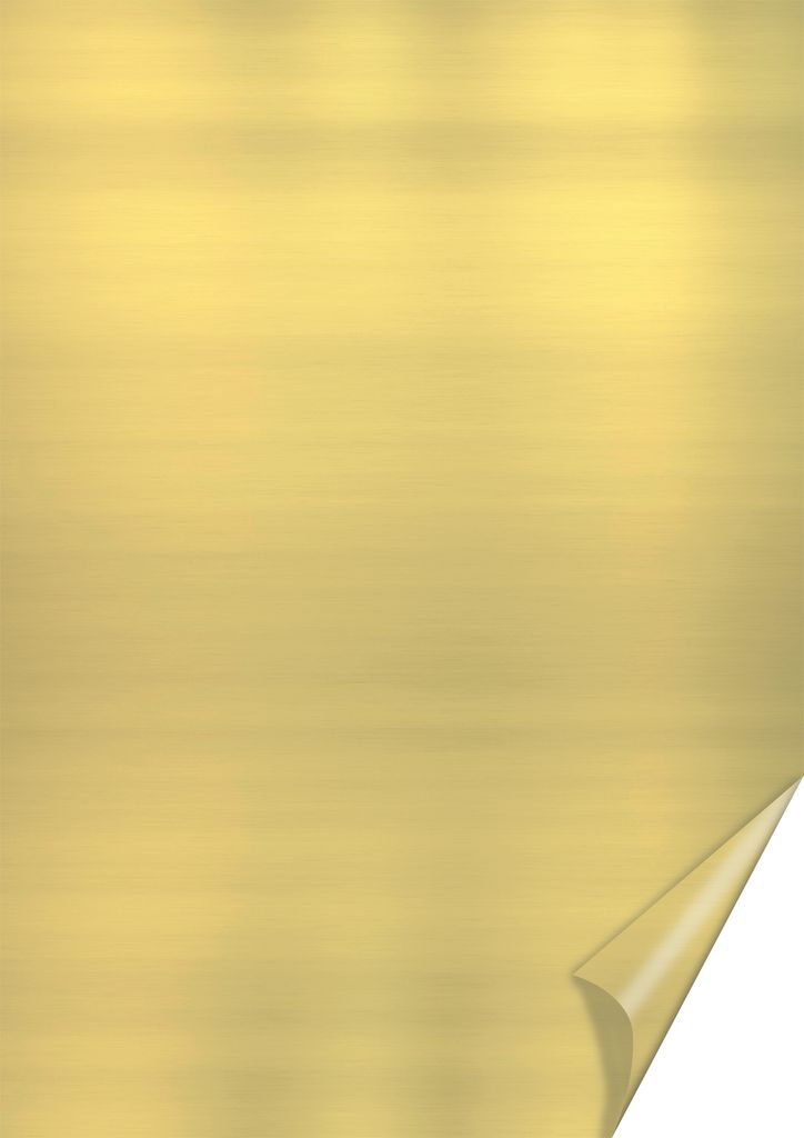 Alu- Metallfolie 50x78cm gold/gold Packung mit 20 Stück