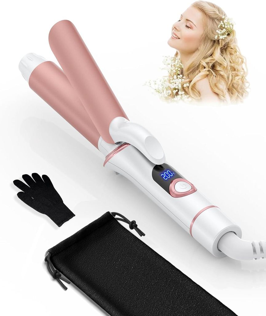 Mini Lockenstab für Kurze Haare, 25mm Reise Lockenstab Produktbild 