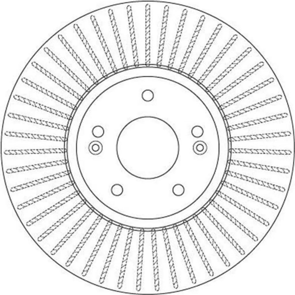 Disque de frein haute performance TRW DF6222 321mm ventilé