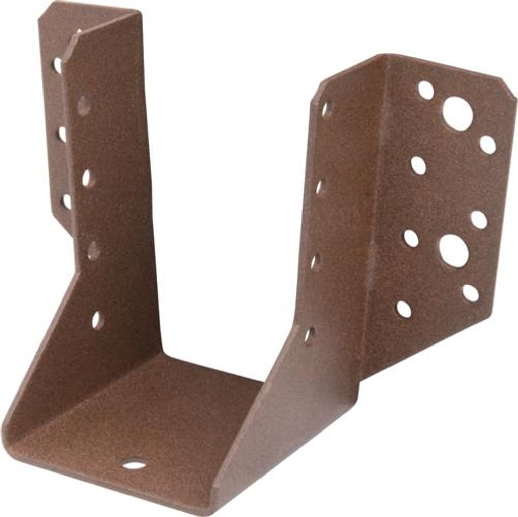 Alberts DURAVIS Balkenschuh,Typ A,sendzimirvz,rostbraun duplexbeschichtet,60x100mm