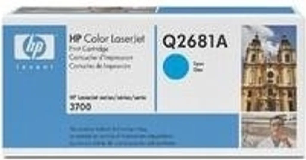 Cartouche Toner Laser HP 311A Cyan d'Origine Q2681A - Capacité 6000 Pages