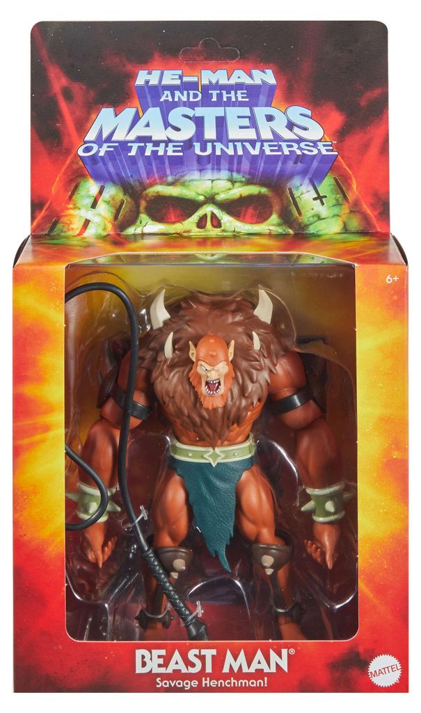 Mattel Actionfigur Masters of the Universe Origins Beast Man 14 cm Spielzeug