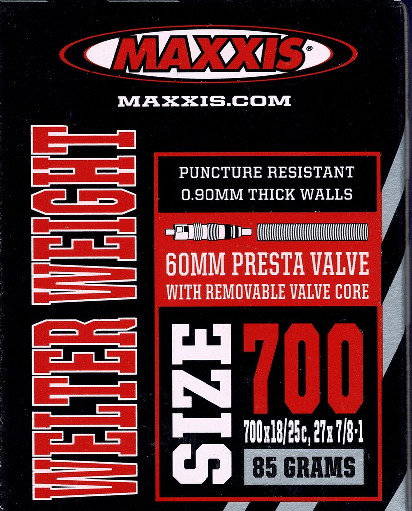 Maxxis Welter Weight Schlauch 700 x 18 - 25 C SV Sclaverand 60 mm