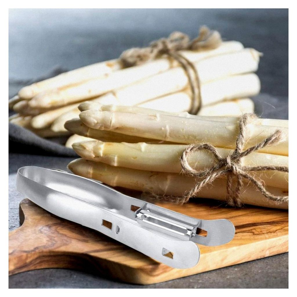 Spargelschäler aus Edelstahl, Multifunktionsschäler für Gemüse