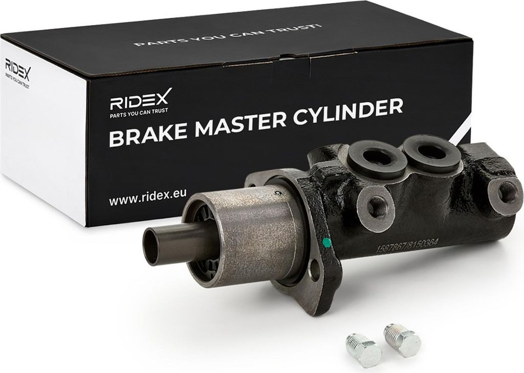 RIDEX 258M0002 Bremszylinder Hauptbremszylinder für VW GOLF III (1H1) GOLF II (19E, 1G1) GOLF I Cabriolet (155) Polo Coupe (86C, 80) GOLF I (17)