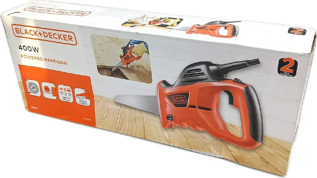 Scie sauteuse et égoïne 400W à variateur électronique Black & Decker - 14