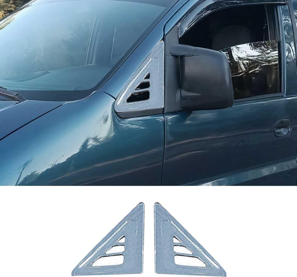 B-Säule Türsäulen Verkleidung für Hyundai H-1 Starex Edelstahl Silber 2tlg