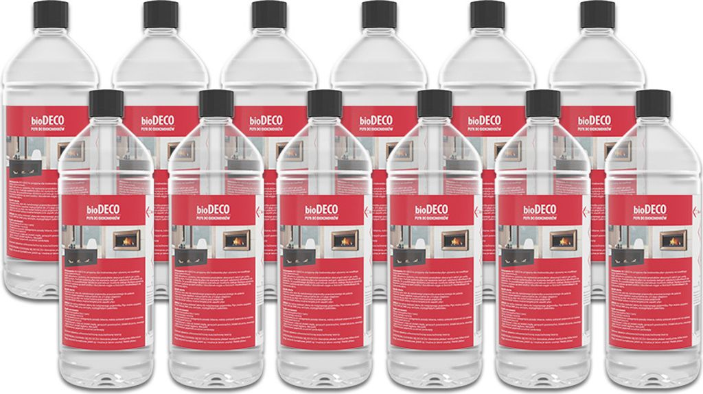 Kapalné biopalivo do krbů 12 ks.DECO Obrázek produktu 