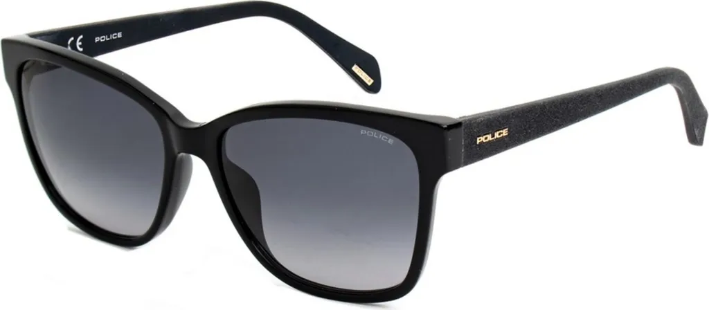 Lunettes de soleil Police SPLG44 560700 - Monture Noir Brillant Homme