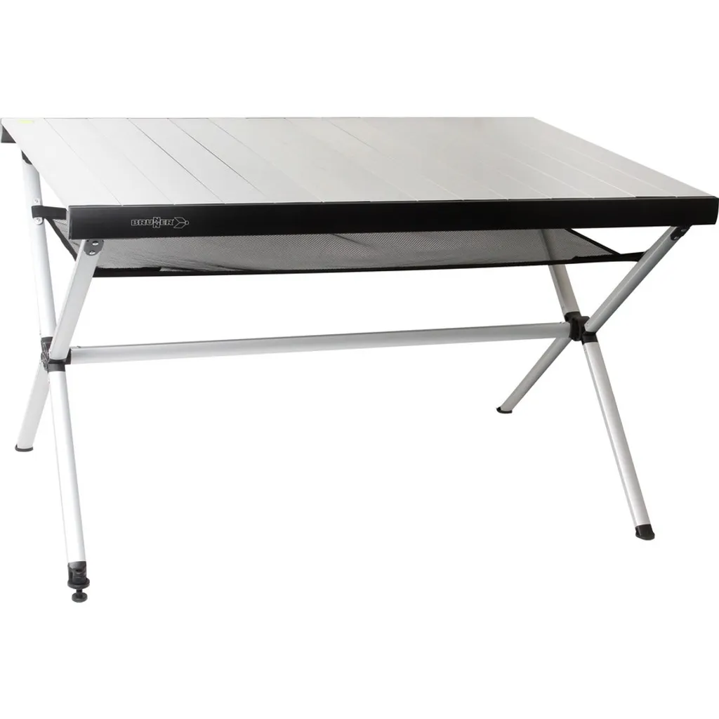 Table de camping Brunner Accelerate 4 aluminium avec plateau enroulable