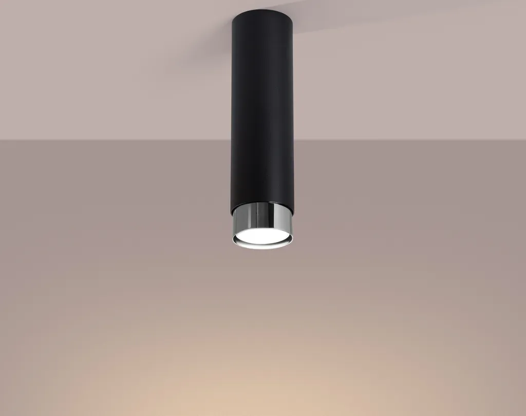 Éclairage d'accentuation spot noir chromé Pure Lume idéal pour un salon - 3