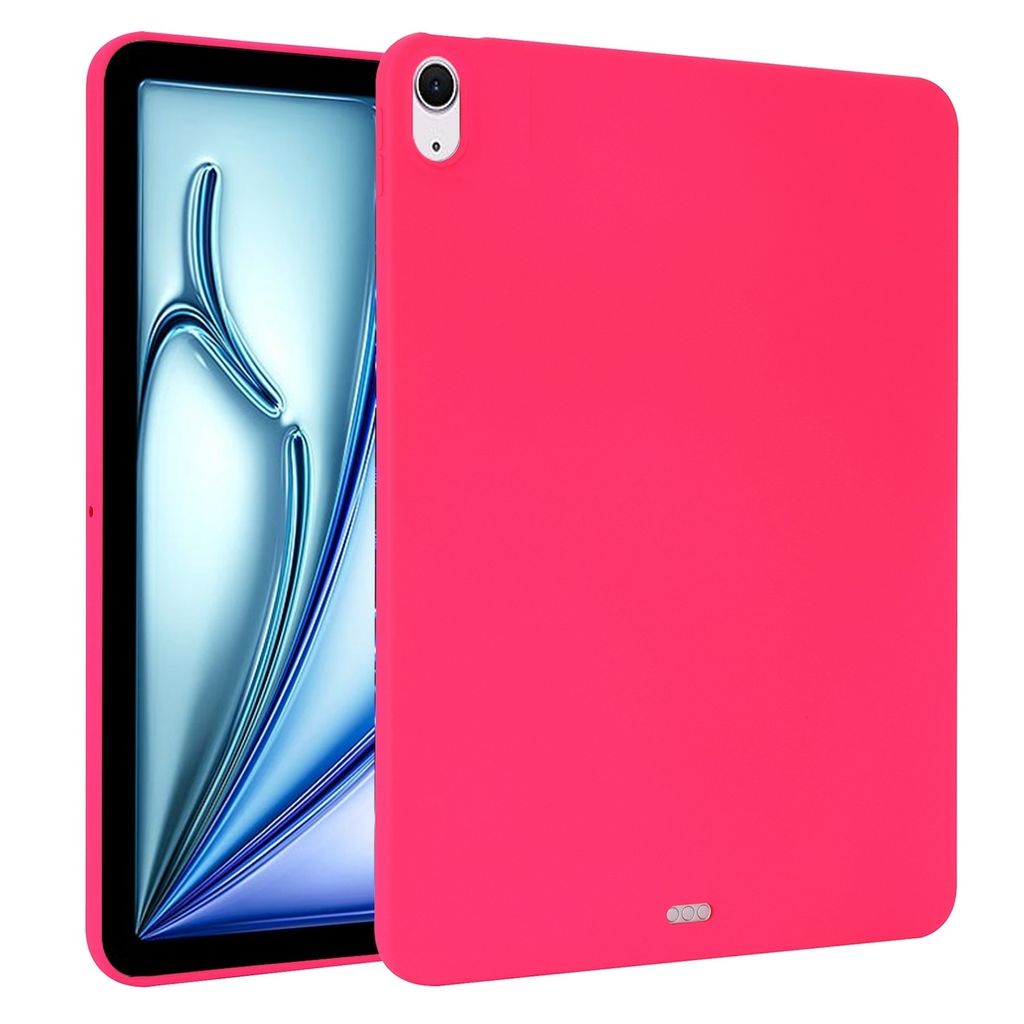 Für Apple iPad Air 11 Zoll 2025 / 2024 TPU Silikon Hülle Tablet Case Ultra dünn Cover Pink